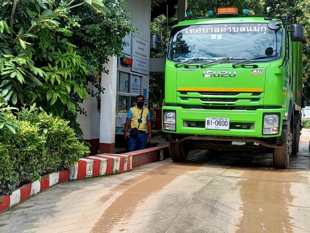 สรุปผลปริมาณน้ำหนักขยะมูลฝอย ของกลุ่ม Clusters อำเภอแม่สอดและอำเภอแม่ระมาด ประจำปีงบประมาณ 2564