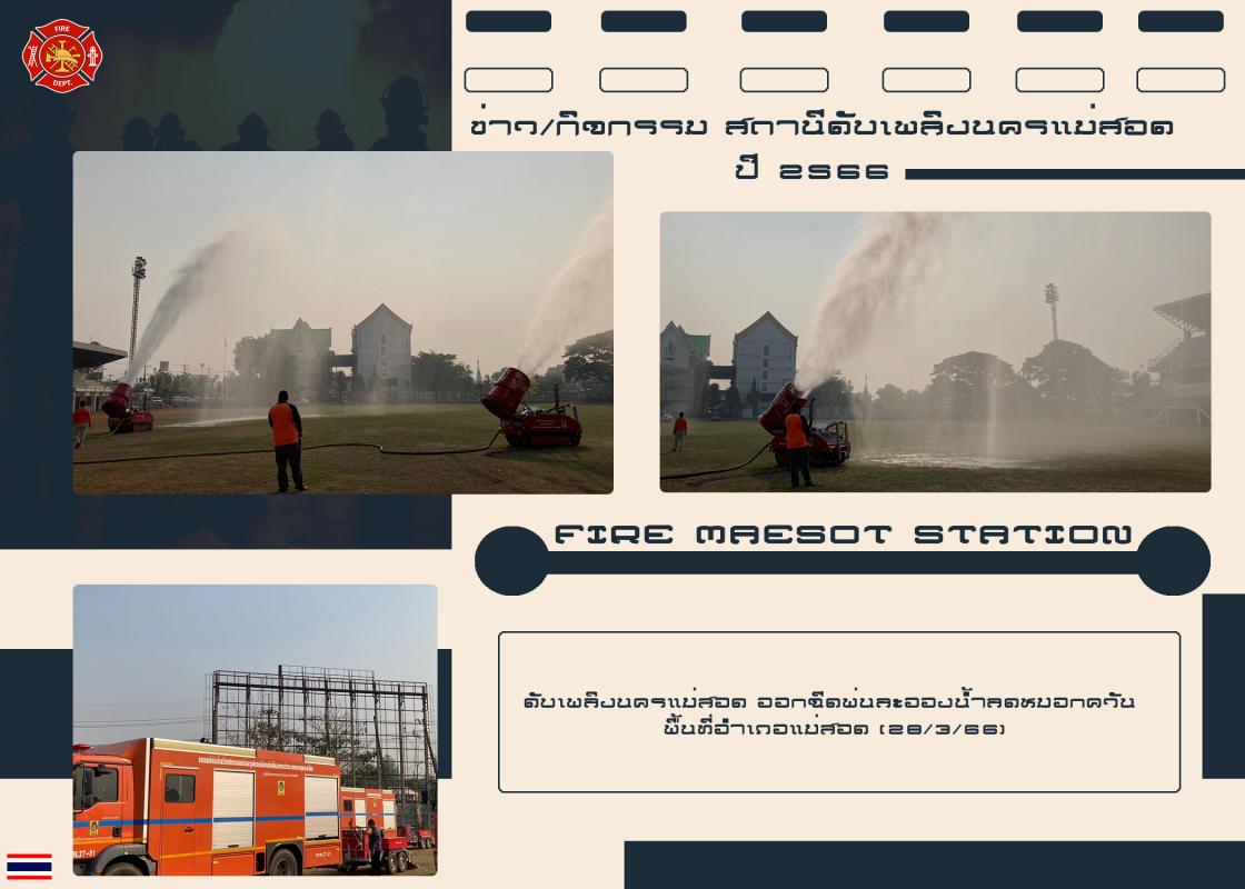 ข่าวดับเพลิงนครเเม่สอด