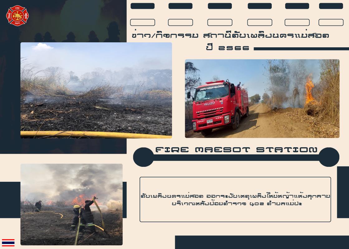 ข่าวดับเพลิงนครเเม่สอด