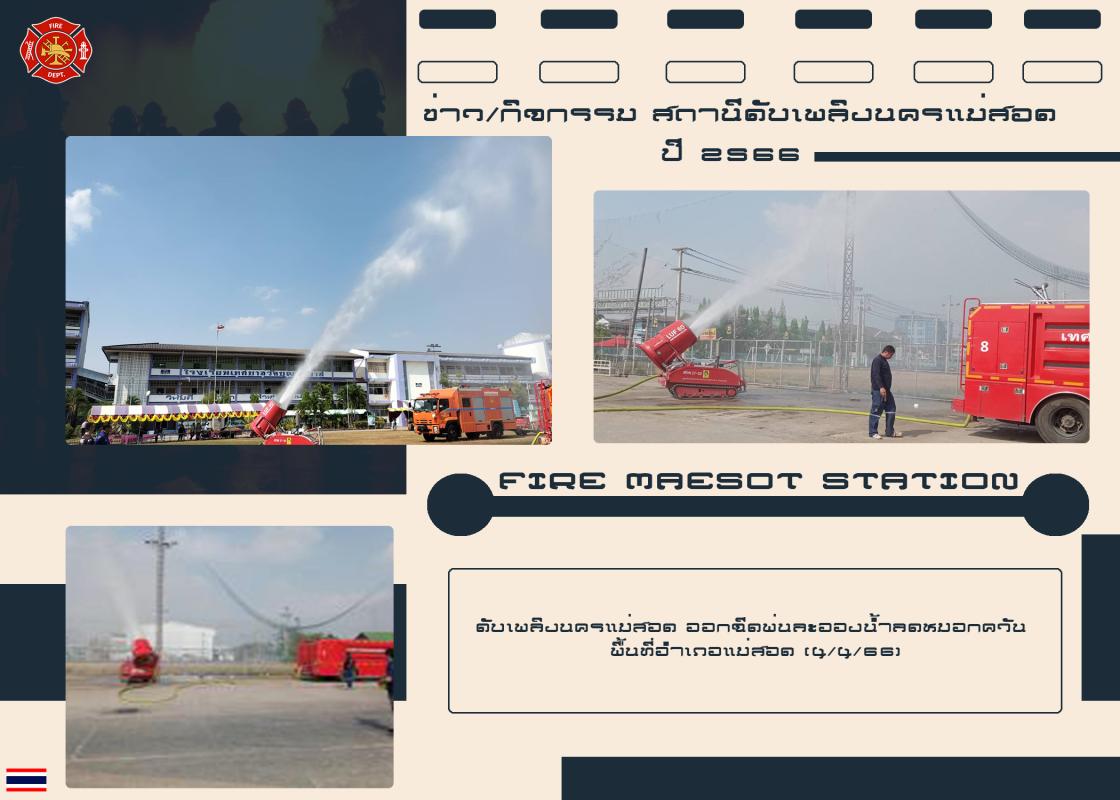 ข่าวดับเพลิงนครเเม่สอด