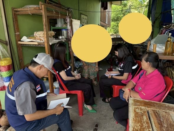 ฝ่ายสังคมสงเคราะห์  ลงพื้นที่ติดตาม เยี่ยมบ้าน เคสผู้ประสบปัญหาทางสังคม จำนวน 1 ราย