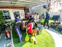 ดับเพลิงแม่สอด ออกให้ความรู้การดับเพลิงขั้นต้นแก่ครู นักเรียน สถานรับเลี้ยงเด็กบัยติมอนเตสซอรี่