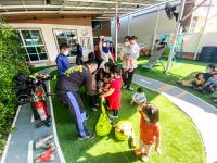 ดับเพลิงแม่สอด ออกให้ความรู้การดับเพลิงขั้นต้นแก่ครู นักเรียน สถานรับเลี้ยงเด็กบัยติมอนเตสซอรี่