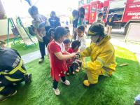 ดับเพลิงแม่สอด ออกให้ความรู้การดับเพลิงขั้นต้นแก่ครู นักเรียน สถานรับเลี้ยงเด็กบัยติมอนเตสซอรี่