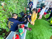 ดับเพลิงแม่สอด ออกให้ความรู้การดับเพลิงขั้นต้นแก่ครู นักเรียน สถานรับเลี้ยงเด็กบัยติมอนเตสซอรี่