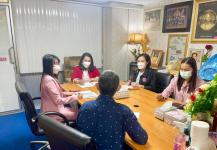 ประชุมหัวหน้าฝ่าย ในสังกัดกองสวัสดิการสังคมเพื่อติดตามการมอบหมายงานในภารกิจของกองสวัสดิการสังคม