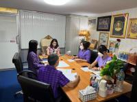 ประชุมหัวหน้าฝ่าย ประกอบด้วย งานสังคมสงเคราะห์ งานพัฒนาชุมชน งานส่งเสริมและสนับสนุนสวัสดิการสังคม และงานธุรการ ในสังกัดกองสวัสดิการสังคมเพื่อติดตามการมอบหมายงานในภารกิจของกองสวัสดิการสังคม