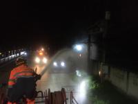 ดับเพลิงนครแม่สอด ออกระงับเหตุเพลิงไหม้สายไฟฟ้าตรงข้ามโรงเรียนราษฎร์วิทยา(ตี่มิ้ง)