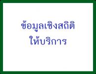 ข้อมูลเชิงสถิติให้บริการ