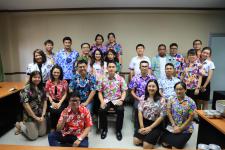 กองยุทธศาสตร์และงบประมาณ จัดกิจกรรมรดน้ำดำหัว เนื่องในประเพณีสงกรานต์ ประจำปี 2565