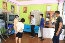 คณะกรรมการตรวจรับจ้างเหมาซ่อมแซมเสียงตามสายในชุมชนในเขตเทศบาลนครแม่สอด เข้าตรวจรับจ้างเหมาซ่อมแซมเสียงตามสายในชุมชนดอนไชย ชุมชนจ๊อกจอสามัคคี ชุมชนสองแคว2 ชุมชนสองแคว1 และชุมชนวัดหลวง