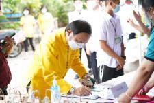 เทศบาลนครแม่สอดร่วมจัดกิจกรรมประเพณีแห่งพระธาตุ 28 พระองค์ ณ วัดสุนทริกาวาส(วัดป่าใหม่)
