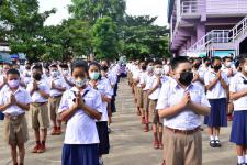 เปิดเทอมวันแรกของนักเรียนโรงเรียนในสังกัดกองการศึกษา เทศบาลนครแม่สอด