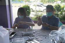 เทศบาลนครแม่สอดจัดบริการฉีดวัคซีนเข็มที่ 2 สำหรับนักเรียนอายุ 5-11 ปี ณ โรงเรียนเทศบาลวัดบุญญาวาส