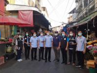 กองสาธารณสุขและสิ่งแวดล้อมออกตรวจแนะนำมาตรการป้องกันโรคโควิด-19 ร่วมกับ สำนักงานสาธารณสุขอำเภอแม่สอด  ฝ่ายปกครองอำเภอแม่สอด