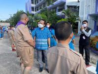 นายกเทศมนตรีนครแม่สอด พร้อมคณะผู้บริหาร ลงตรวจเยี่ยมสถานศึกษาโรงเรียนเทศบาลวัดบุญญาวาส