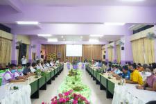 โรงเรียนวัดบุญญาวาสจัดการประชุมร่วมกันระหว่างเทศบาลนครแม่สอด ผู้นำชุมชน คณะกรรมการสถานศึกษาขั้นพื้นฐาน คณะครูและบุคลากรภายในสถานศึกษา