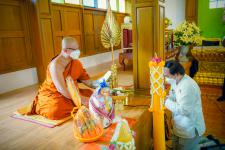 เทศบาลนครแม่สอดร่วมกับวัดแม่ซอดหน้าด่าน ร่วมสืบสานประเพณีแล้อุ๊ปั๊ดตะก่า ประจำปี 2565