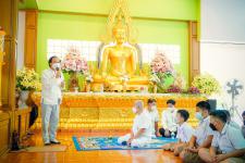 เทศบาลนครแม่สอดร่วมกับวัดแม่ซอดหน้าด่าน ร่วมสืบสานประเพณีแล้อุ๊ปั๊ดตะก่า ประจำปี 2565