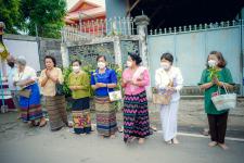 เทศบาลนครแม่สอดร่วมกับวัดแม่ซอดหน้าด่าน ร่วมสืบสานประเพณีแล้อุ๊ปั๊ดตะก่า ประจำปี 2565