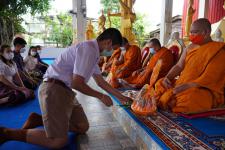 โรงเรียนในสังกัดเทศบาลนครแม่สอด จัดกิจกรรมแห่เทียนจำนำพรรษา ประจำปี 2565