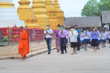 โรงเรียนเทศบาลวัดบุญญาวาส จัดกิจกรรมแห่เทียนจำนำพรรษา ประจำปี 2565