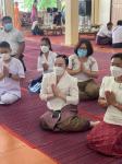 กองสวัสดิการสังคมและกองคลัง เทศบาลนครแม่สอดร่วมถวายเทียนจำนำพรรษา ณ วัดสุนทรีกาวาส เนื่องด้วยวันสำคัญทางพระพุทธศาสนา