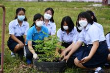 โรงเรียนเทศบาลเฉลิมพระเกียรติฯ ร่วมปลูกต้นไม้ เนื่องในวโรกาสวันเฉลิมพระชนมพรรษาสมเด็จพระนางเจ้าสิริกิติ์พระบรมราชินีนาถ พระบรมราชชนนีพันปีหลวง