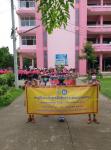 โรงเรียนเทศบาลวัดดอนแก้ว ร่วมกับชมรมพุทธศาสตร์สากล จัดกิจกรรมรณรงค์ต้านสิ่งเสพติดและการใช้กัญชาในสถานศึกษา