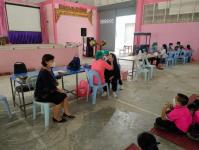 โรงเรียนเทศบาลวัดดอนแก้ว ร่วมกับแผนกทัตกรรมโรงพยาบาลแม่สอด ตรวจสุขภาพช่องปากนักเรียนชั้นประถมศึกษาปีที่ 1-6 