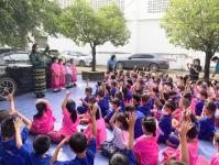 โรงเรียนเทศบาลวัดดอนแก้ว ระดับการศึกปฐมวัย ซ้องแผนเผชิญเหตุ กรณีเด็กติดในรถ
