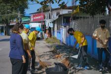 กองการศึกษา และสถานศึกษาในสังกัด ร่วมกิจกรรมจิตอาสาบำเพ็ญสาธารณประโยชน์