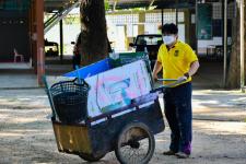 กองการศึกษา และสถานศึกษาในสังกัด ร่วมกิจกรรมจิตอาสาบำเพ็ญสาธารณประโยชน์