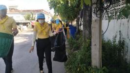 กองยุทธศาสตร์เข้าร่วมกิจกรรมจิตอาสาบำเพ็ญสาธารณประโยชน์เนื่องในวันคล้ายวันสวรรคตพระบาทสมเด็จพระบรมชนกาธิเบศร มหาภูมิพลอดุลยเดชมหาราช บรมนาถบพิตร