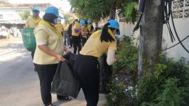 กองยุทธศาสตร์เข้าร่วมกิจกรรมจิตอาสาบำเพ็ญสาธารณประโยชน์เนื่องในวันคล้ายวันสวรรคตพระบาทสมเด็จพระบรมชนกาธิเบศร มหาภูมิพลอดุลยเดชมหาราช บรมนาถบพิตร