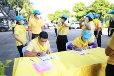 กองยุทธศาสตร์เข้าร่วมกิจกรรมจิตอาสาบำเพ็ญสาธารณประโยชน์เนื่องในวันคล้ายวันสวรรคตพระบาทสมเด็จพระบรมชนกาธิเบศร มหาภูมิพลอดุลยเดชมหาราช บรมนาถบพิตร