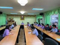 ประชุม เพื่อติดตามภารกิจงานและพร้อมมอบแผนงานในการดำเนินงานประจำเดือน