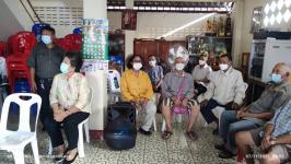 แจกเบี้ยยังชีพผู้สูงอายุ และผู้พิการ ณ ที่ทำการชุมชน ทั้ง 20 ชุมชน