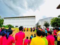 โรงเรียนเทศบาลวัดดอนแก้ว จัดกิจกรรมเก็บเกี่ยวและบริหารจัดการข้าวนาอินทรีย์ ระดับมัธยมศึกษาปีที่ 1-3  ประจำปีการศึกษา 2565