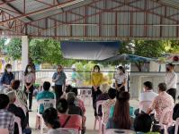 กองยุทธศาสตร์และงบประมาณ ร่วมกับกองสวัสดิการสังคม เจ้าหน้าที่ฝ่ายพัฒนาชุมชน  ลงพื้นที่จัดทำแผนชุมชน ณ ชุมชนชุมพลพัฒนา