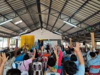 วัน ศุกร์ ที่ 9 ธันวาคม 2565 กองสวัสดิการสังคม เจ้าหน้าที่ฝ่ายพัฒนาชุมชน และเจ้าหน้าที่ กองยุทธศาสตร์ ลงพื้นที่ จัดทำแผนชุมชน เพื่อสอบถามความเดือดร้อน ความต้องการของประชาชนในชุมชน ณ ชุมชนสักทอง