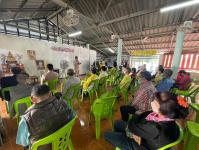 วัน จันทร์ ที่ 19 ธันวาคม 2565 กองสวัสดิการสังคม เจ้าหน้าที่ฝ่ายพัฒนาชุมชน และเจ้าหน้าที่ กองยุทธศาสตร์ ลงพื้นที่ จัดทำแผนชุมชน เพื่อสอบถามความเดือดร้อน ความต้องการของประชาชนในชุมชน ณ ชุมชนอินทรคีรี 1