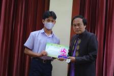 โรงเรียนกีฬาเทศบาลนครแม่สอดเข้ารับรางวัลและรับโอวาทจากนายเทศมนตรีนครแม่สอด ในการแข่งขันกีฬาเยาวชนแห่งชาติ ภาค 5 ครั้งที่ 38 “พิจิตรเกมส์”