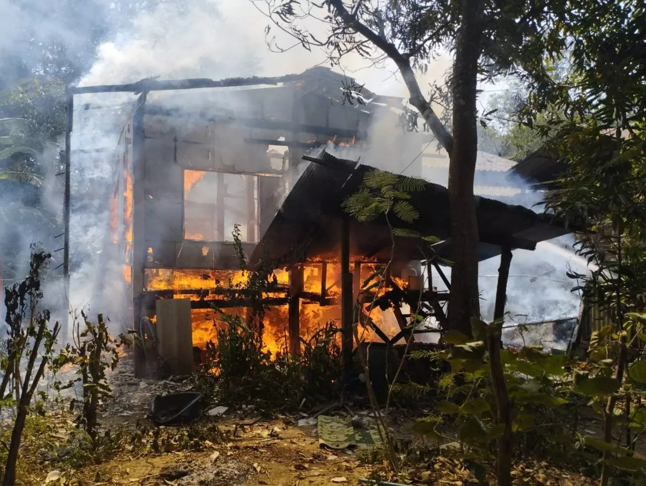 ข่าวดับเพลิงนครเเม่สอด