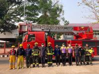 ดับเพลิงนครแม่สอด ร่วมซ้อมแผนดับเพลิง ภายในเรือนจำแม่สอด