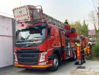 ดับเพลิงนครแม่สอด ร่วมซ้อมแผนดับเพลิง ภายในเรือนจำแม่สอด