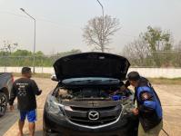 ดับเพลิงนครแม่สอด ออกช่วยเหลือประชาชนเหตุรถยนต์สตาร์ทไม่ติด ภายใจสนามกีฬานานาชาติฯ