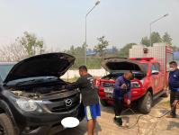 ดับเพลิงนครแม่สอด ออกช่วยเหลือประชาชนเหตุรถยนต์สตาร์ทไม่ติด ภายใจสนามกีฬานานาชาติฯ