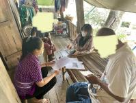 ลงพื้นที่เยี่ยมบ้านผู้สูงอายุชุมชนร่วมใจ ในการประสานข้อมูลเพื่อวางแผนการพัฒนาคุณภาพชีวิตด้านการปรับสภาพที่อยู่อาศัยและสภาพแวดล้อมให้มั่นคงปลอดภัยสำหรับการใช้ชีวิตประจำวันของผู้สูงอายุ