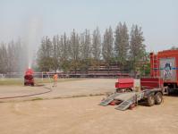 ฉีดน้ำพ่นหมอกควัน ร่วม ปภ. จุดโรงเรียนสรรพวิทยาคม